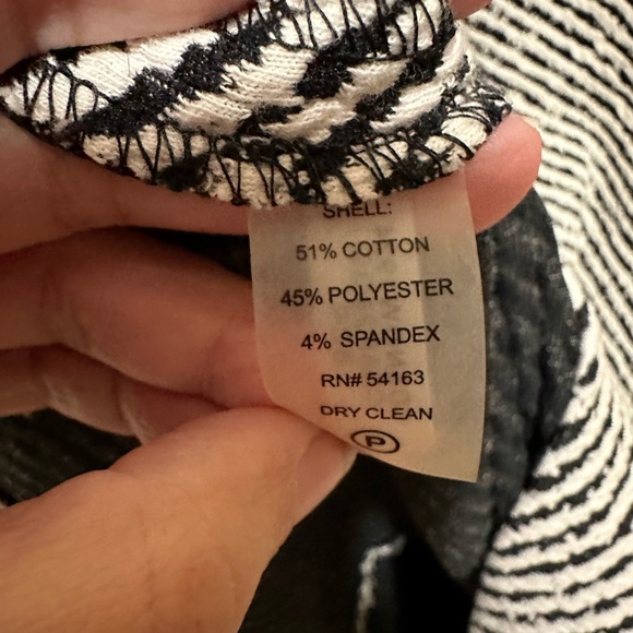 Calvin Klein sz 14 Black & White Casual Sheath Dress - Picture 5 of 6